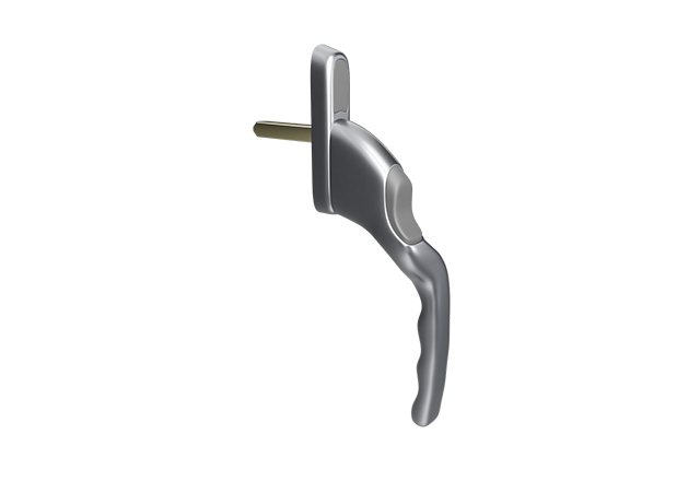 Winlock raamkruk drukknop rechts aluminium (f1)