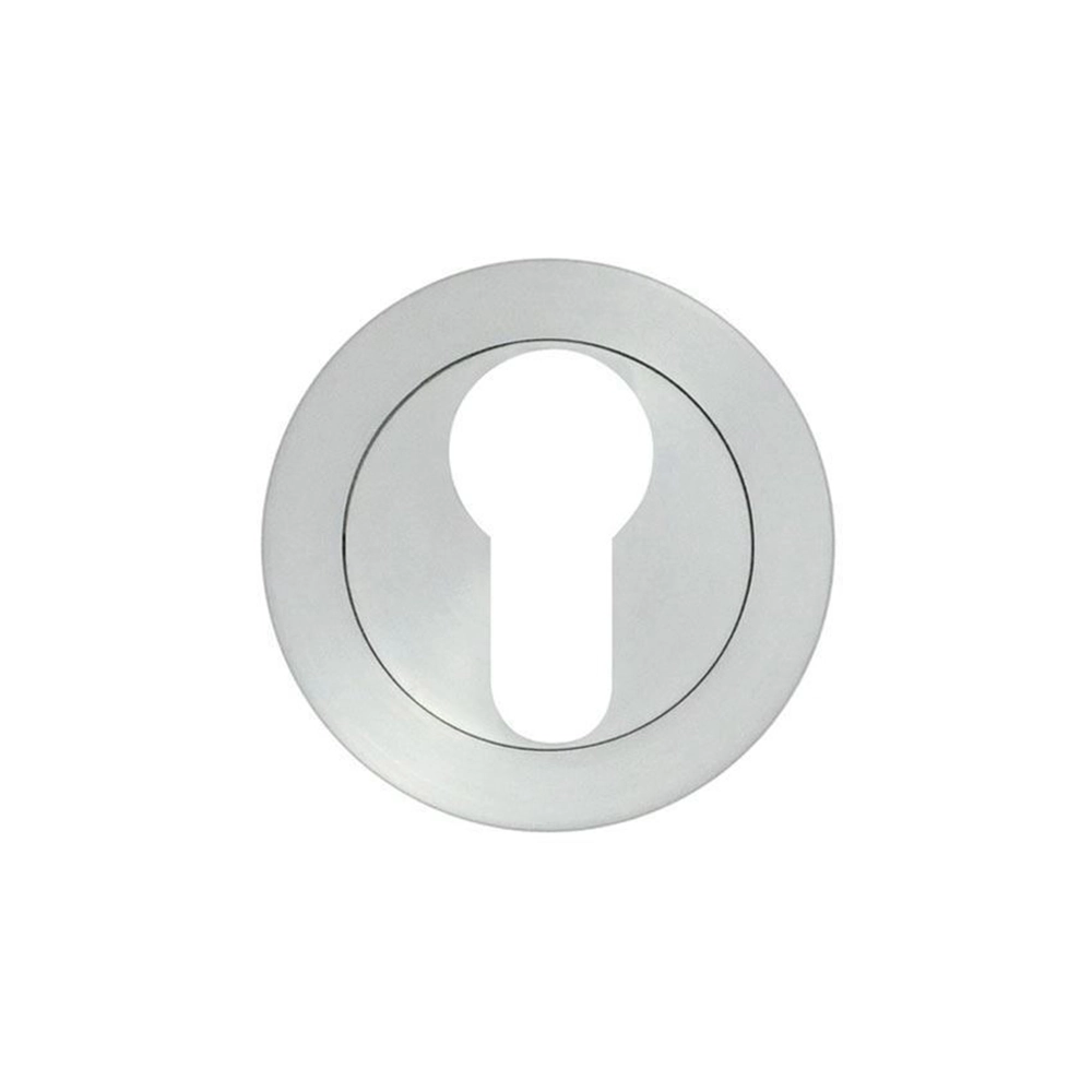 Cilinderrozet rond geborsteld chroom
