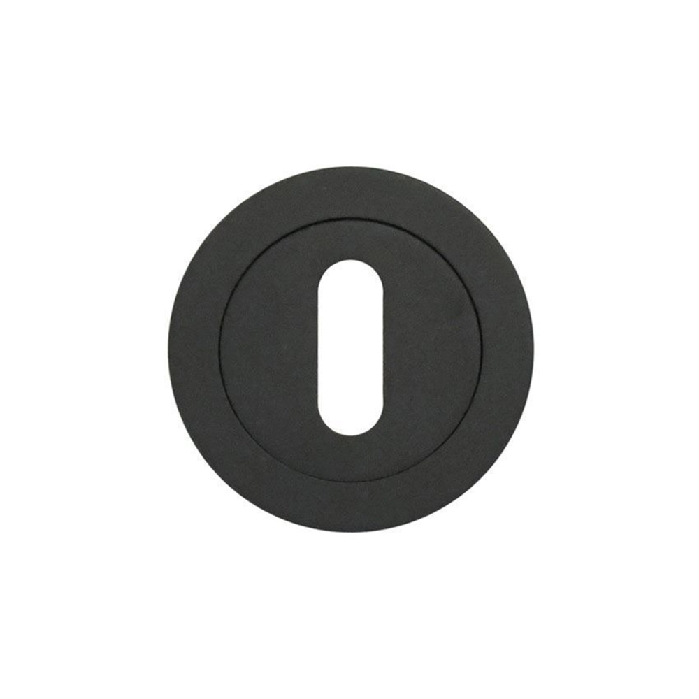 Sleutelrozet rond zwart